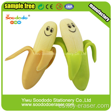 Erasers de frutas de banana de alta calidad